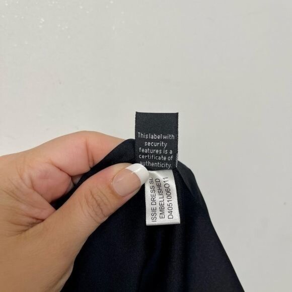 Diane von Furstenberg Black Gold Issie Sequin Mini Dress Size 4 - Picture 10 of 11